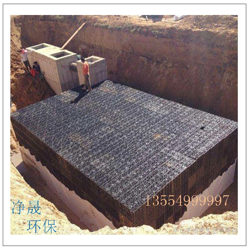 600立方pp模塊雨水收集系統(tǒng)