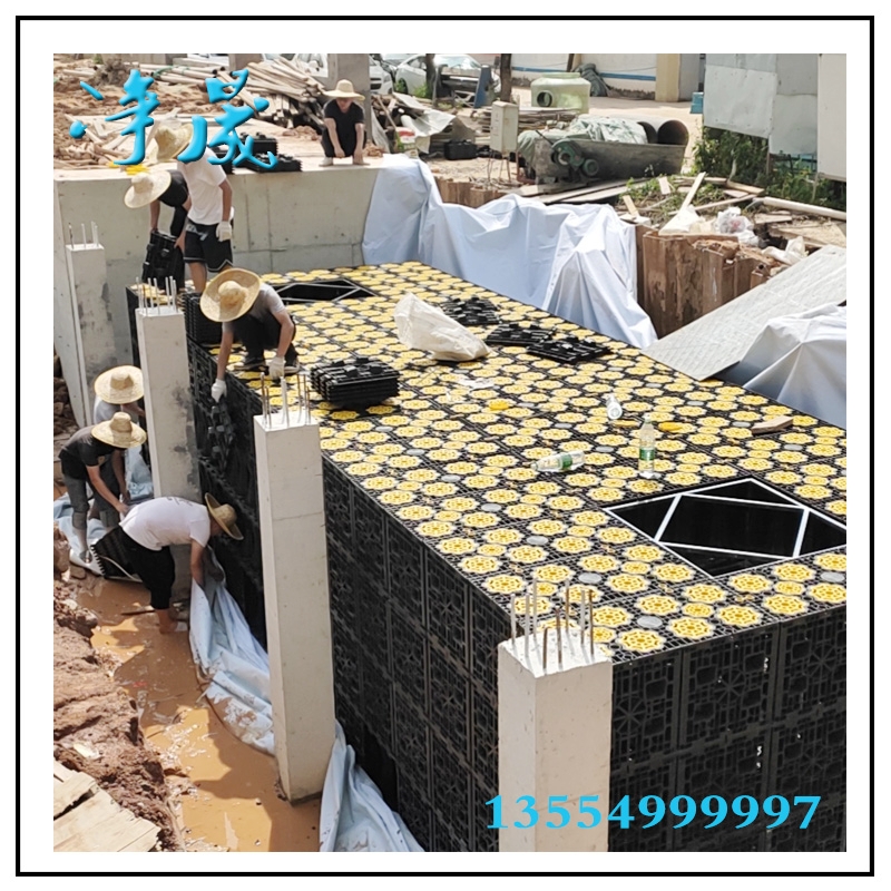 200立方pp模塊雨水收集系統(tǒng)