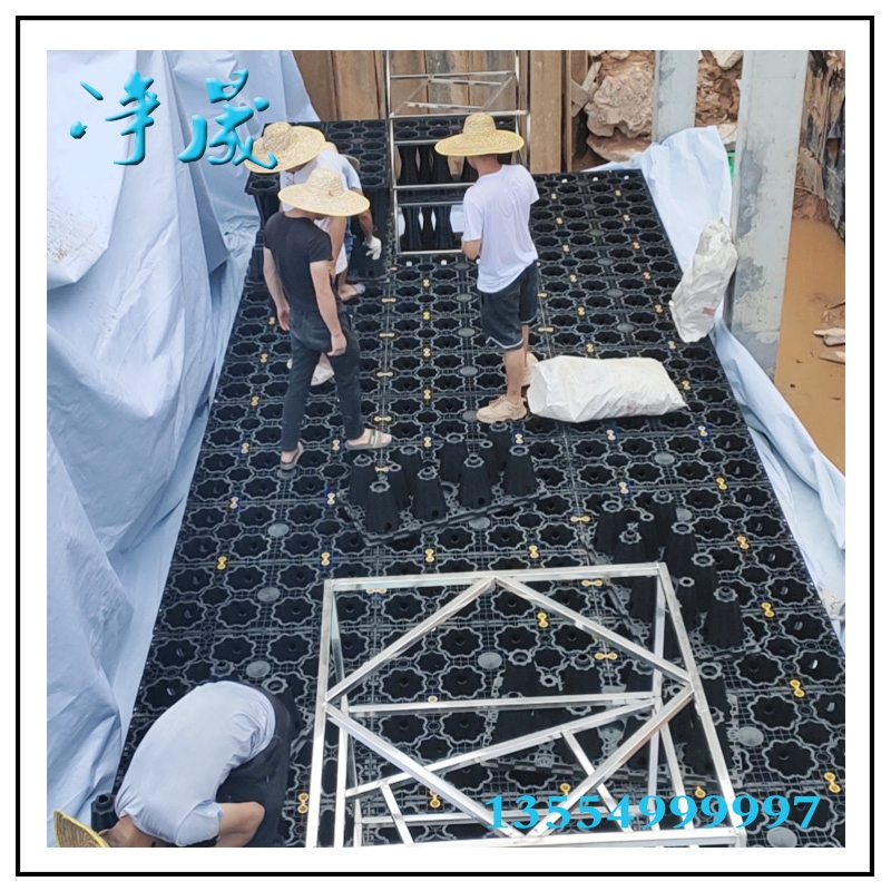 500立方pp模塊雨水收集系統(tǒng)